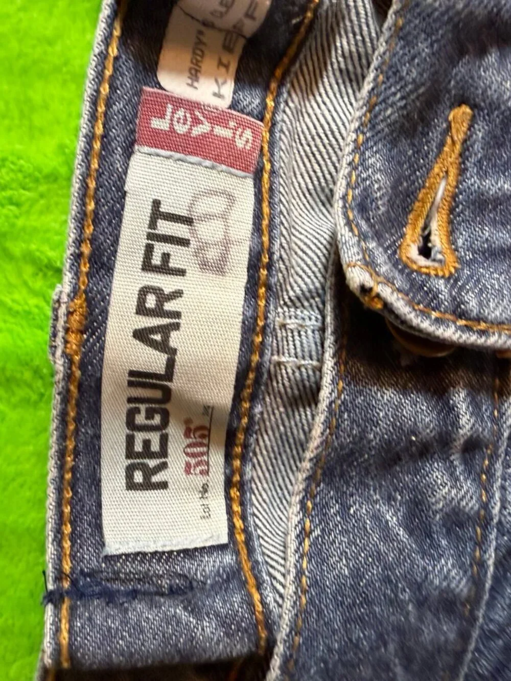 Levi's 550 Regular Fit Denim Shorts Size 40 Blue